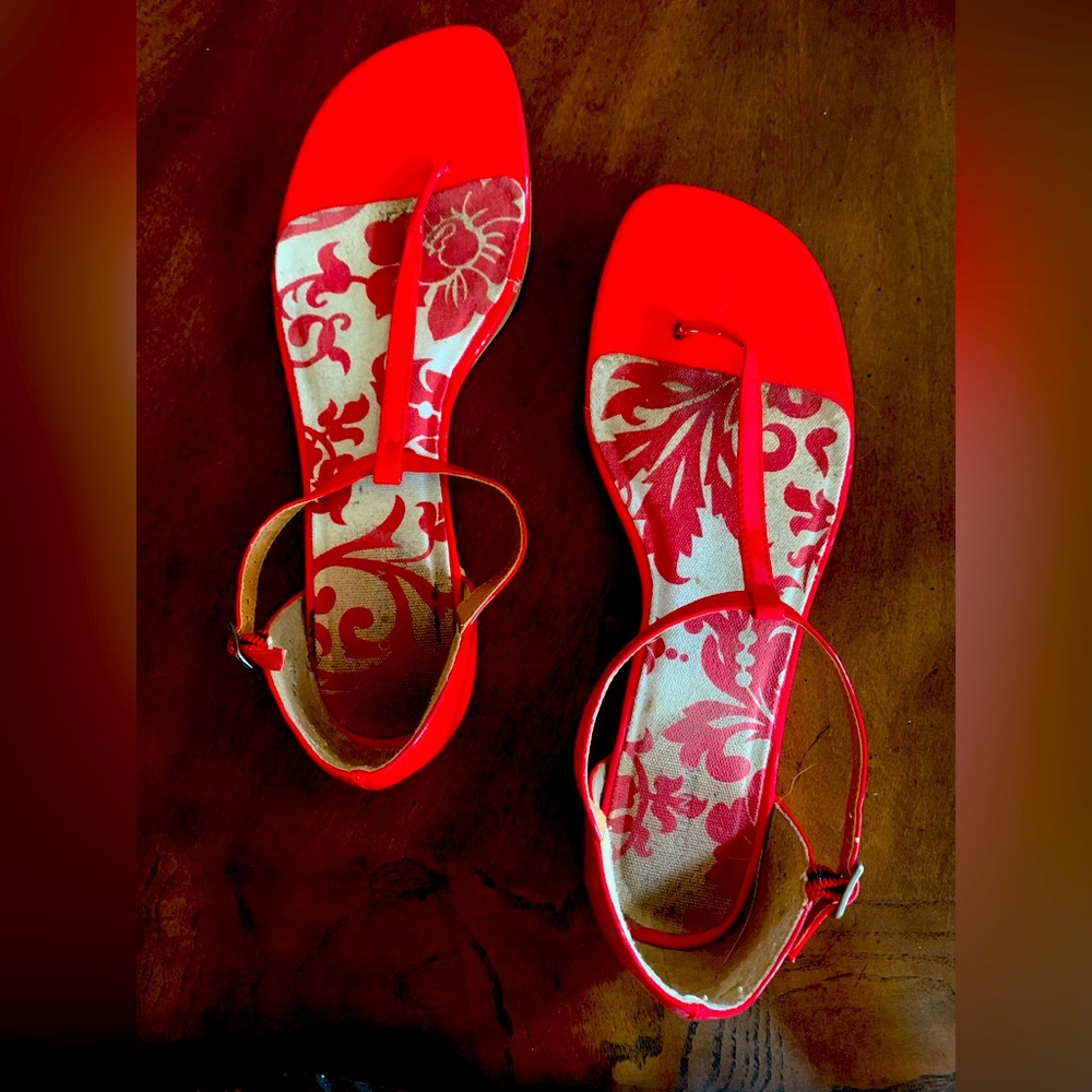 Red Sandals